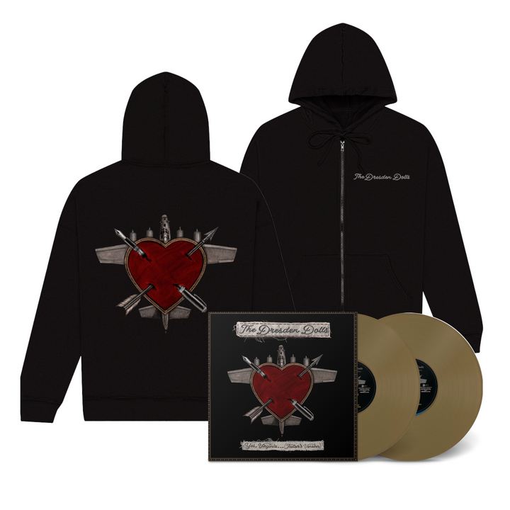 Yes, Virginia…(Tailor’s Version) Gold Double Vinyl Gatefold Album +  Heartplane Zip-Up Hoodie Pack (PRE-ORDER)