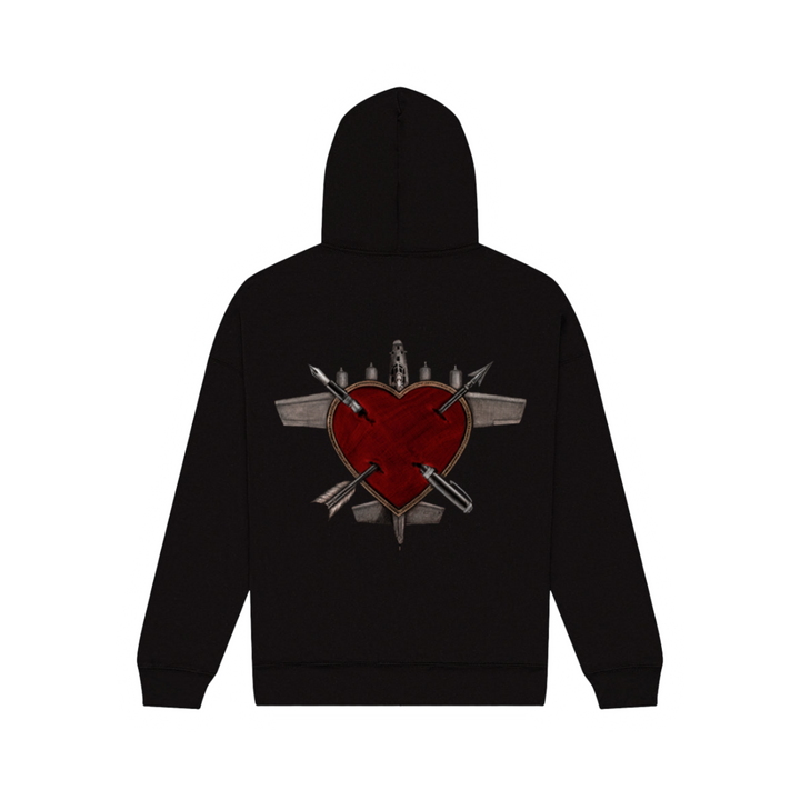 Heartplane Zip Up Hoodie (PRE-ORDER)