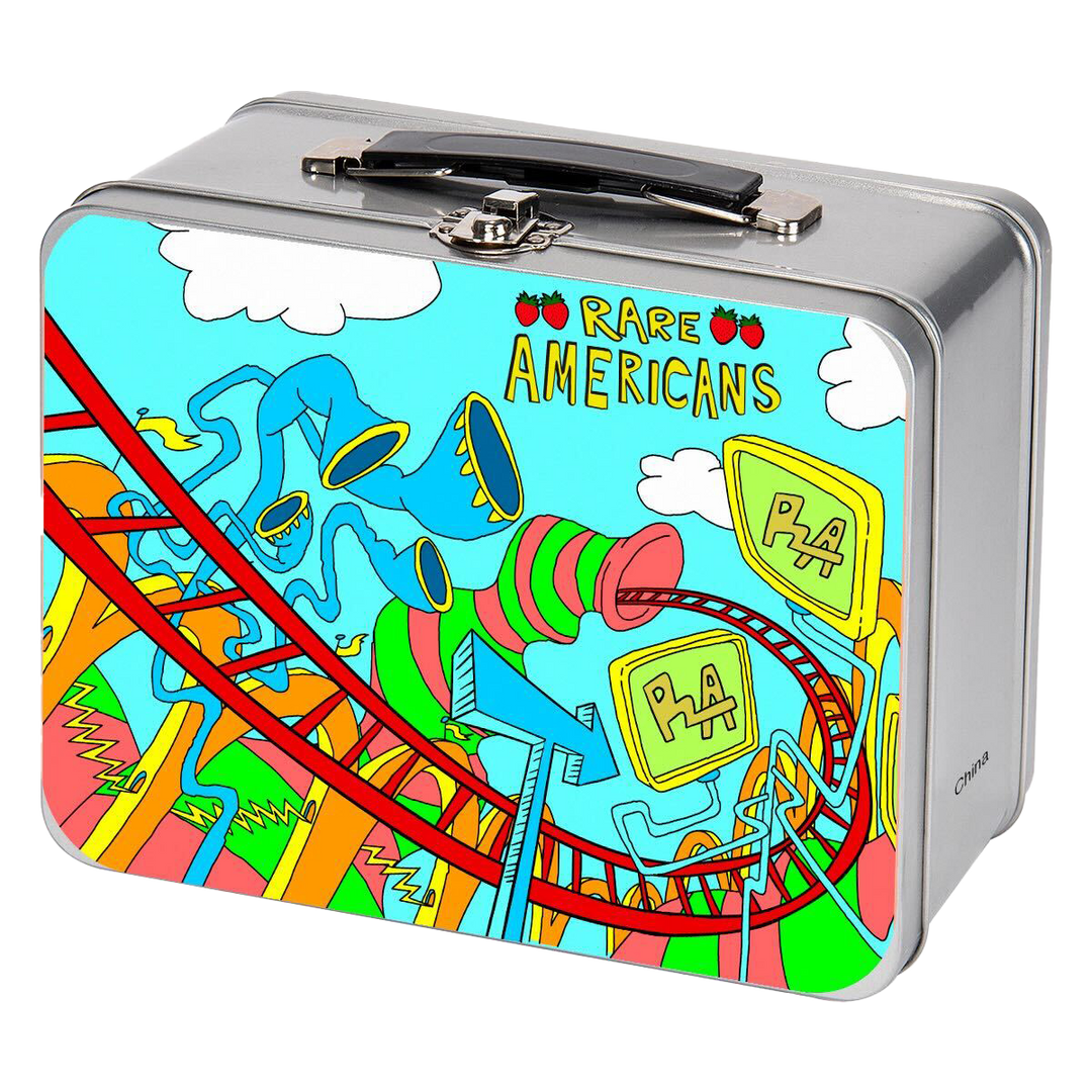 Searching for Strawberries Throwback Tin Lunchbox
