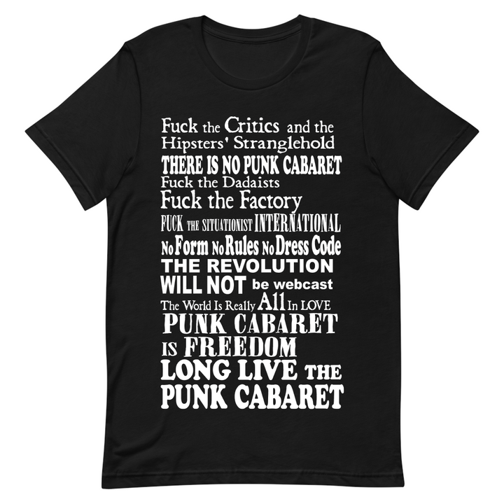 Manifesto Shirt (Straight/Fitted cut shirt)